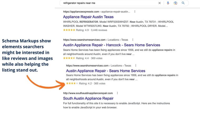 Schema Markup Example Appliance Repair