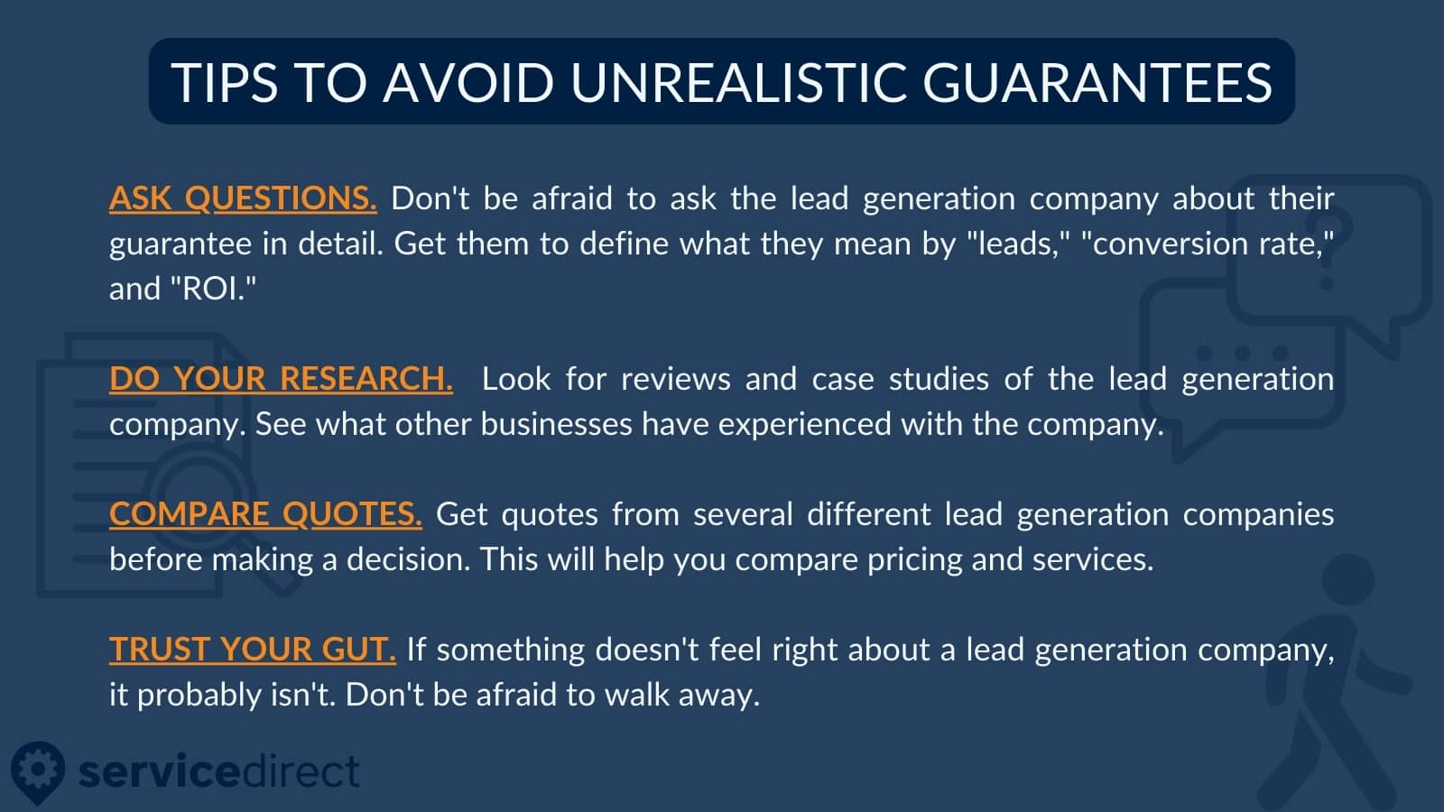 How to Avoid Unrealistic Lead Generation Guarantees