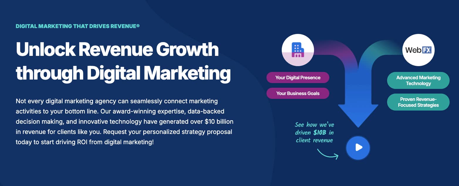 WebFX homepage screenshot