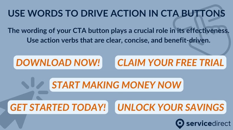 Words that drive action in CTAs