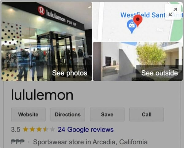 Photos in Google Business Profile Example