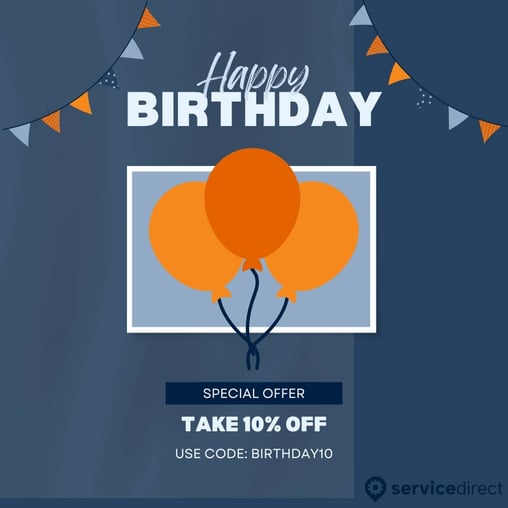 Happy Birthday Promo Offer Example