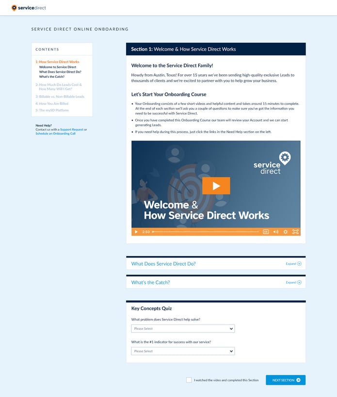ServiceDirect-OnlineOnboarding-SelfServe-Screenshot1
