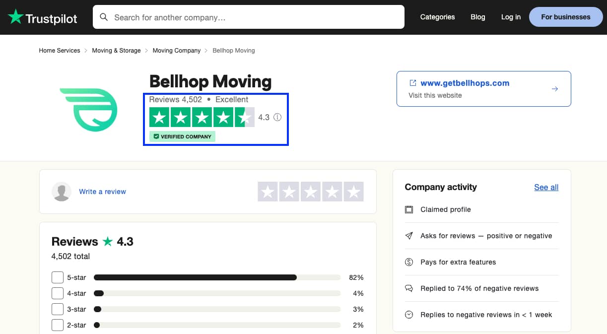Bellhop Review Screenshot