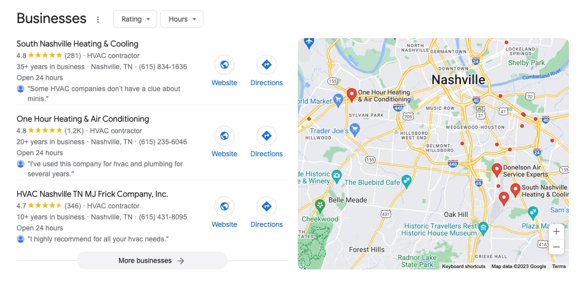 Review Google Maps Example