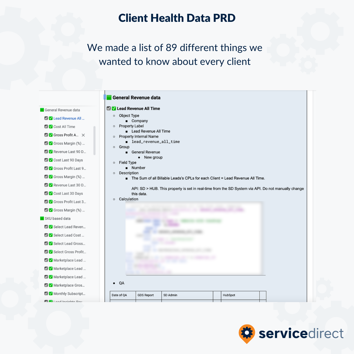 Client Health Data PRD Blurred