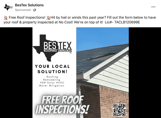 Facebook-roofing-special-offer