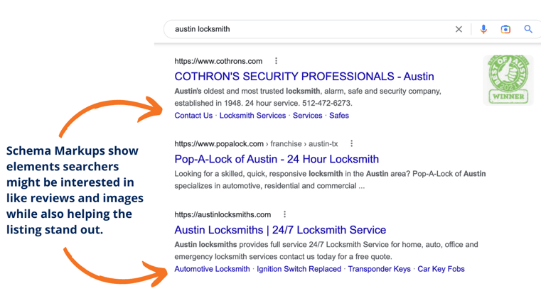 Schema Markup Example Locksmith