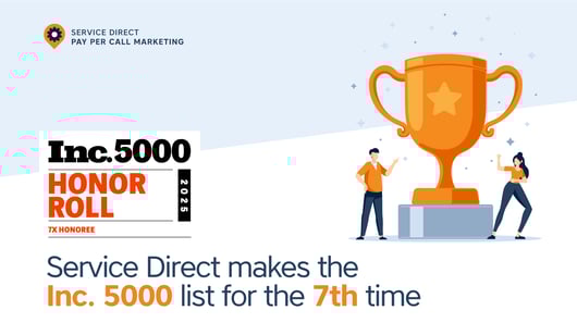 Service Direct Makes the Inc. 5000 List for the 7th Time