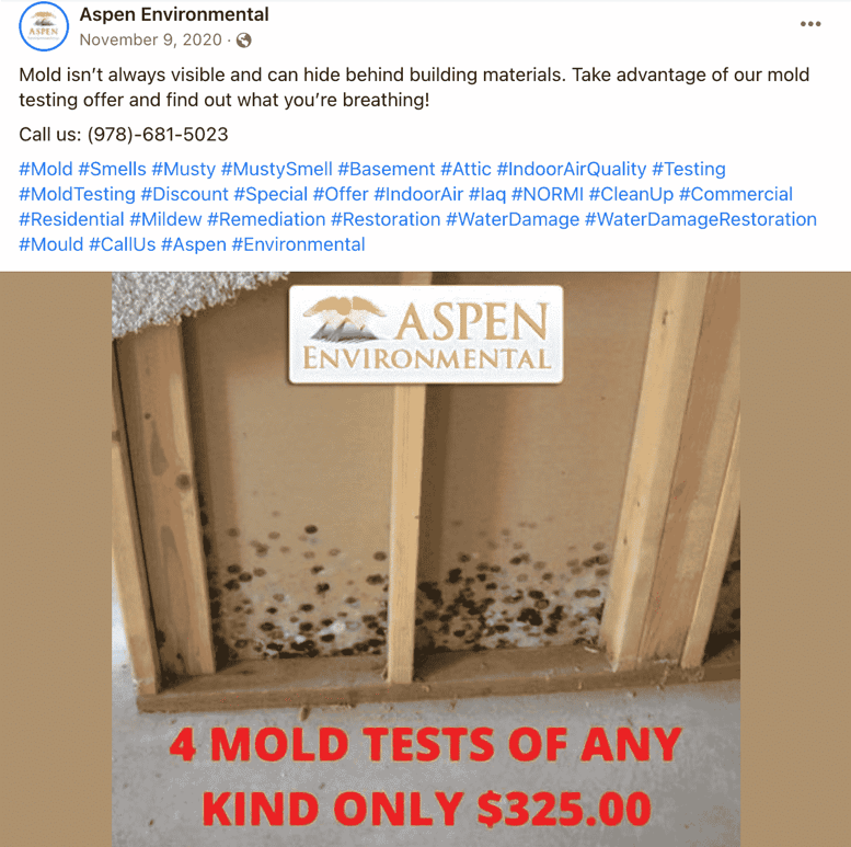 Tips For Generating Mold Remediation Leads With Facebook Ads